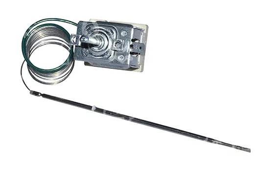termostat regulační 55 - 285°C, 1 fáze/16A/250V, E.G.O. 55.17053.030, úhlový, sporákový